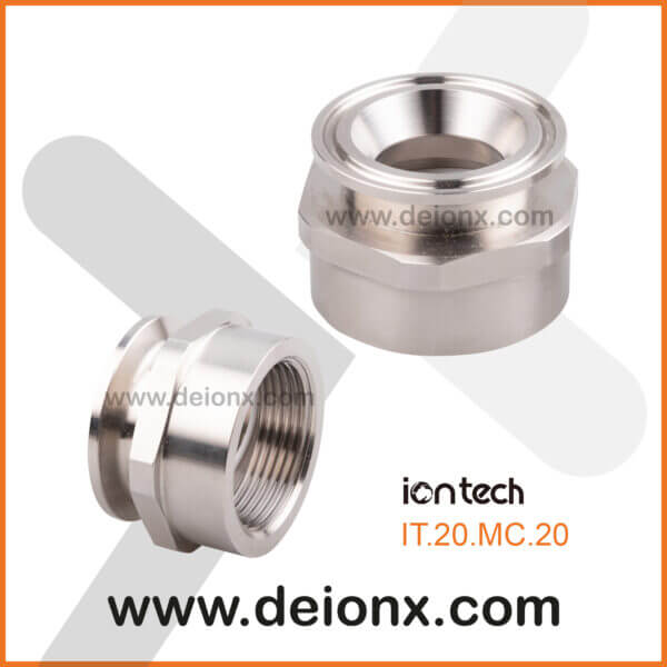 Iontech Tri-clamp Dilute connector 1 1/4" BSP x 1,5 Tri-Clamp